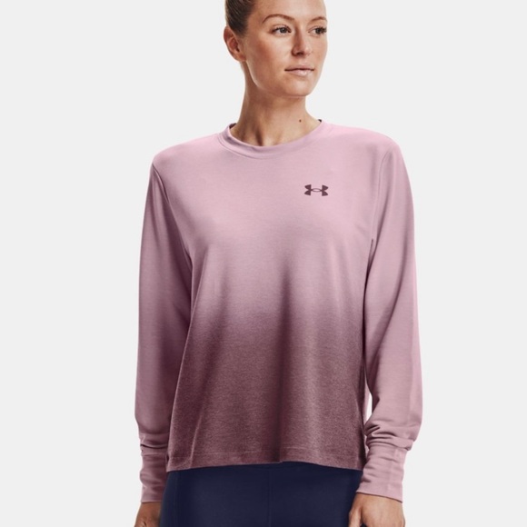 Under Armour Tops - Under Armour women’s UA Rival‎ Terry Gradient crew